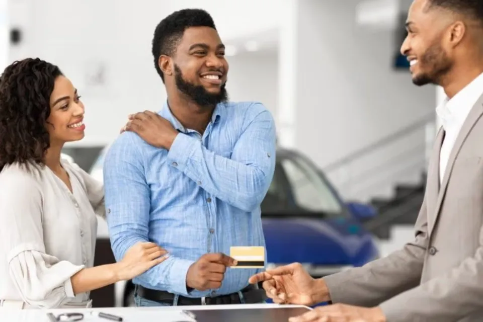 credit card to purchase a car